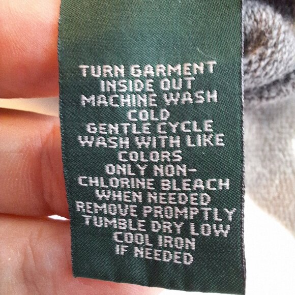 Lauren Ralph Lauren Jeans Co. Hoodie Womens Sz M Gray Asymmetrical Metal‎ Snaps - Picture 11 of 11